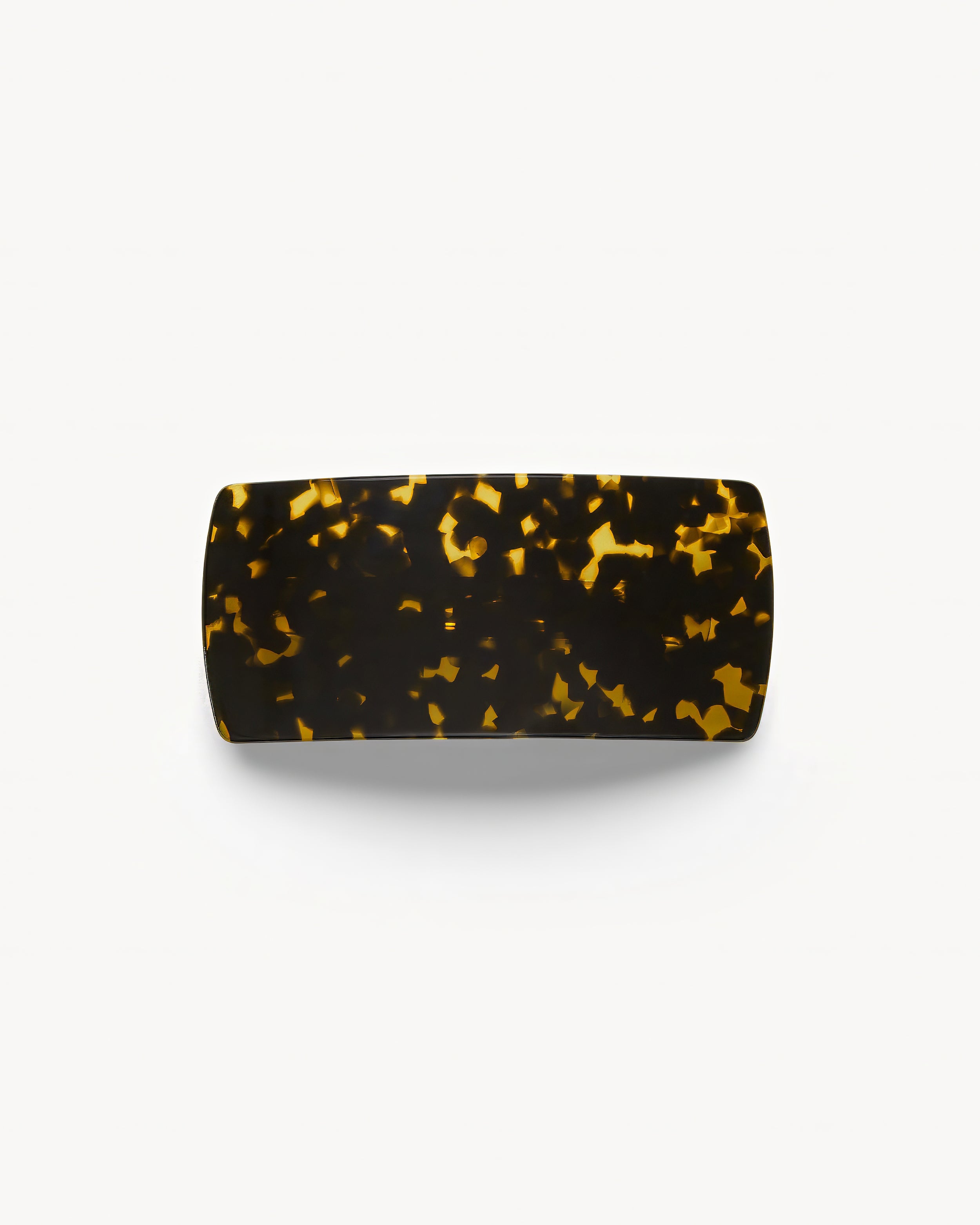 MACHETE Jumbo Box Barrette in Malachite