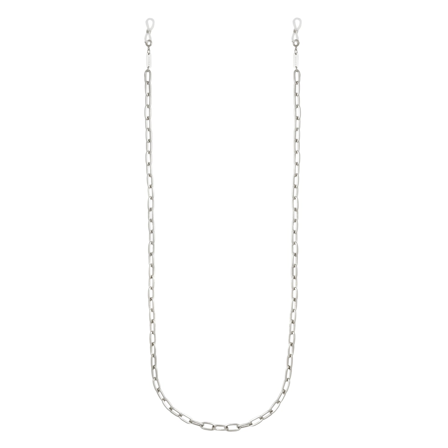 Grande Oval Link Sunglass Chain in Silver