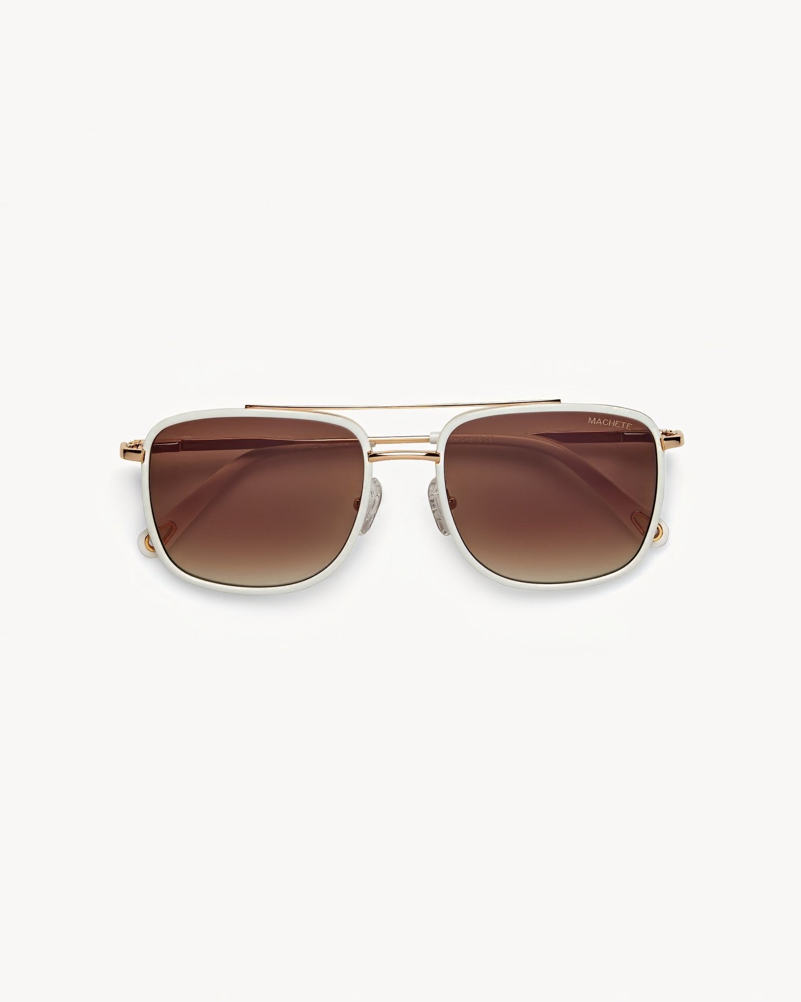 Amelia Sunglasses in White | MACHETE