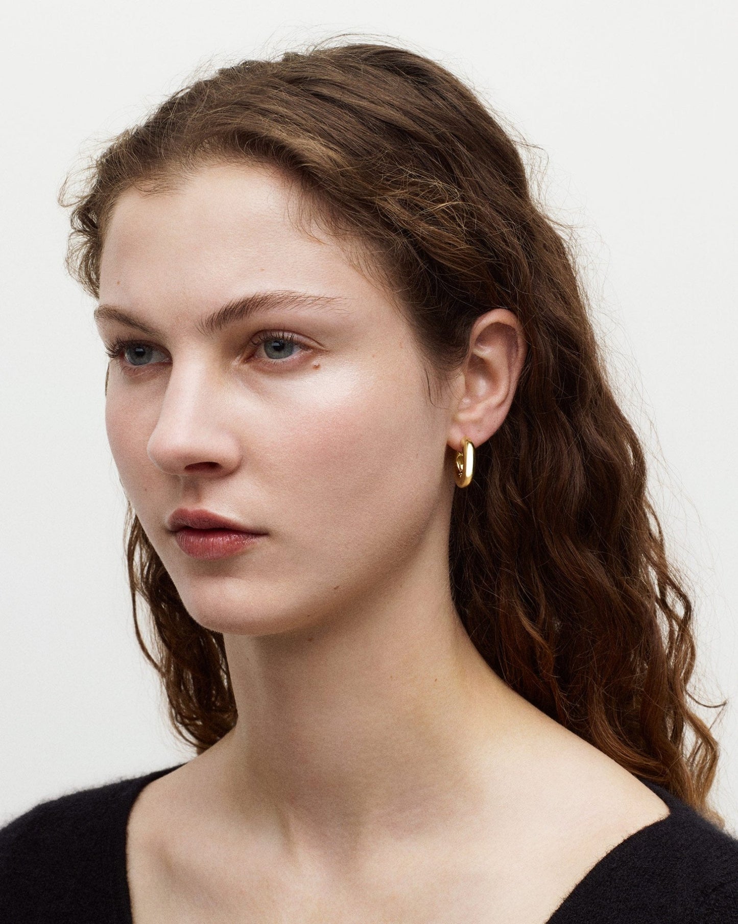 Baby Chunky Hoops in Gold - MACHETE