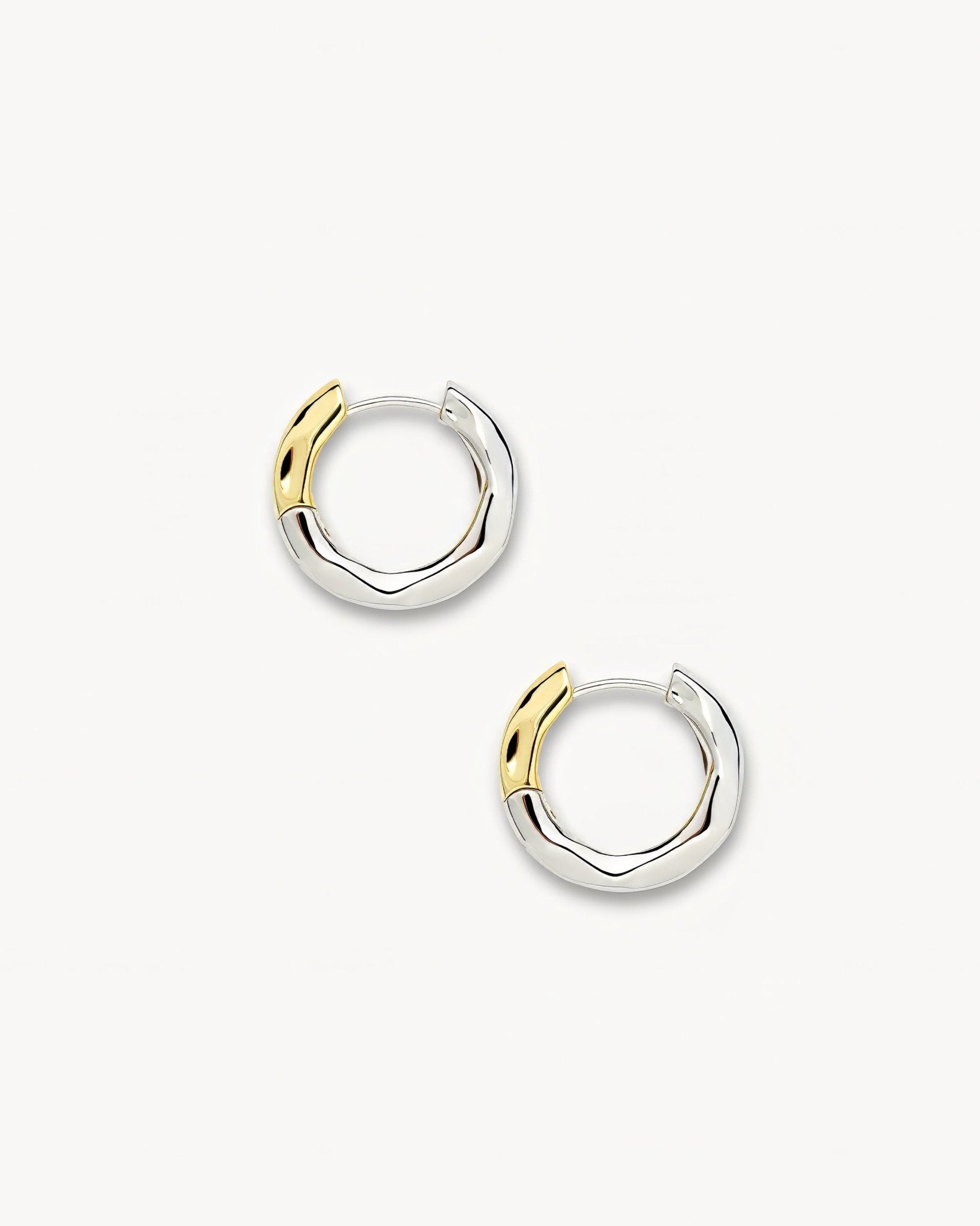 Wavy Large Hoops