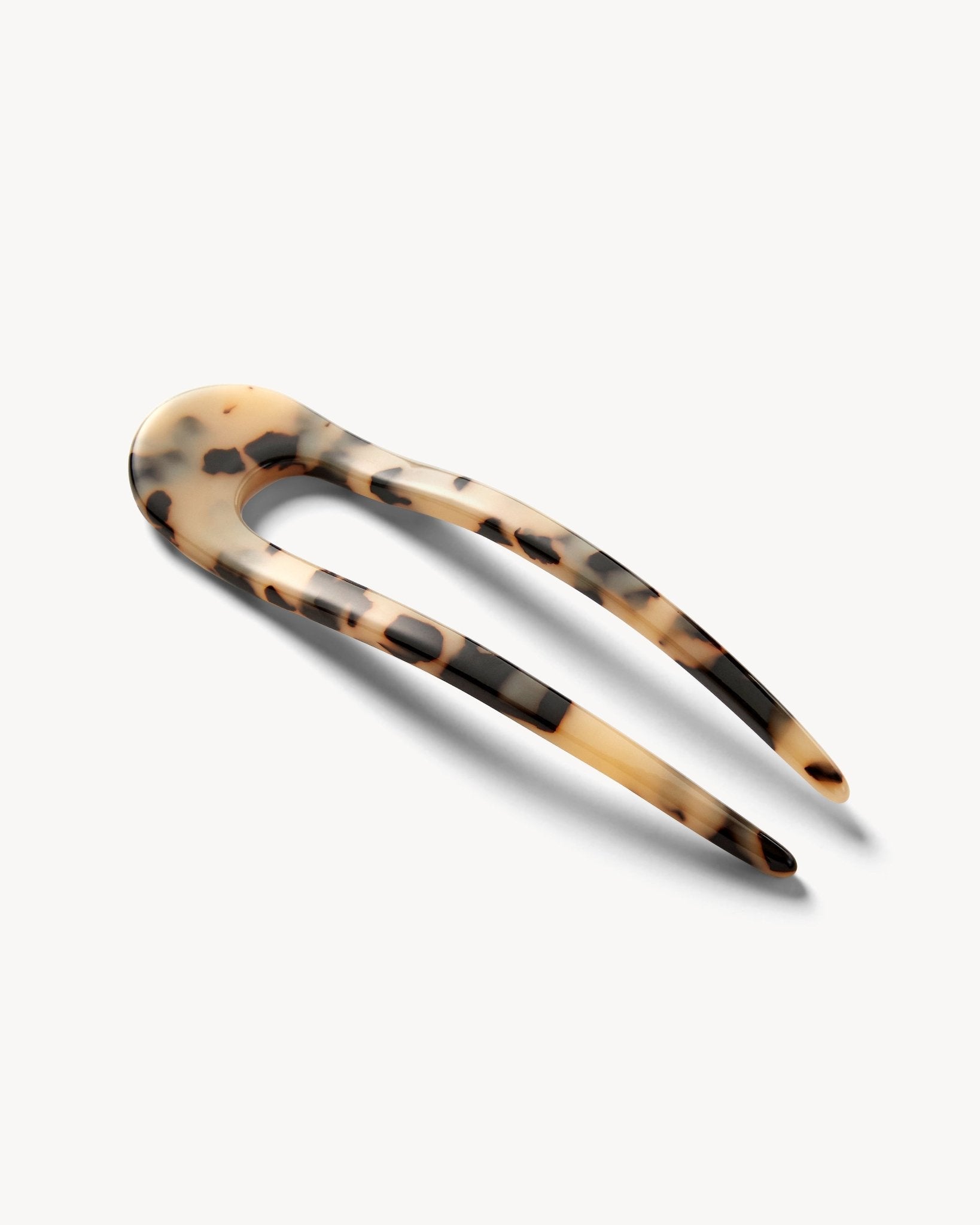 French Hair Pin in Blonde Tortoise