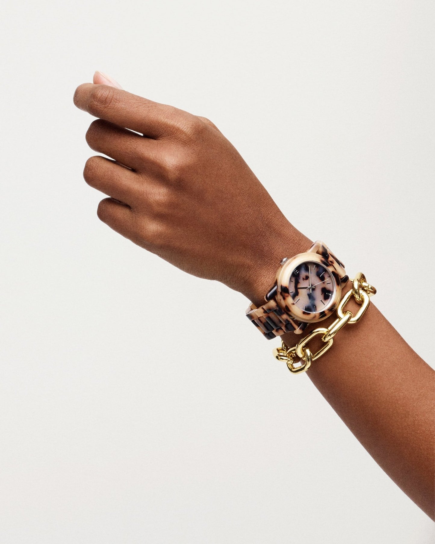 Interchangeable Link Bracelet in Gold + Silver