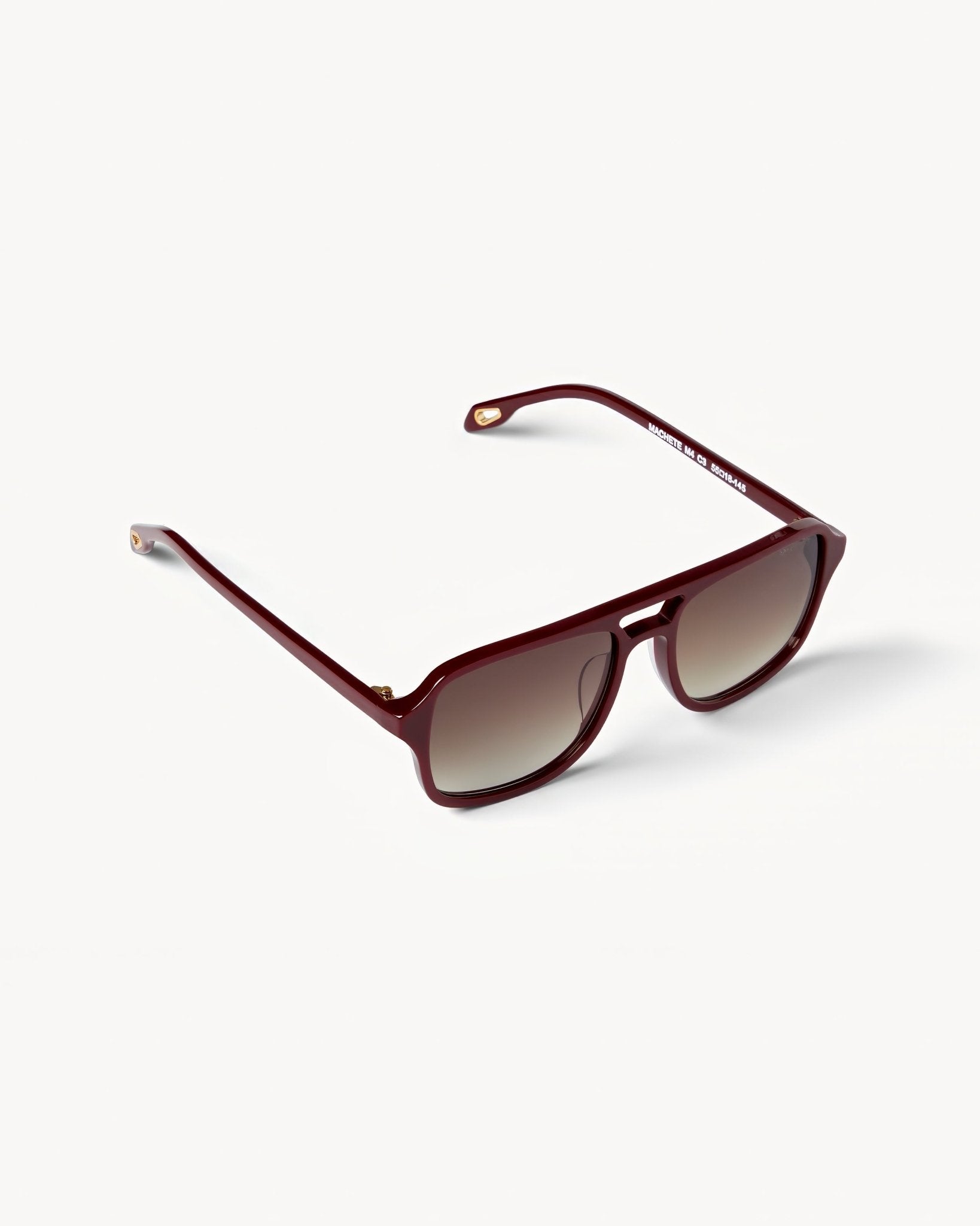MACHETE Jane Sunglasses in Oxblood