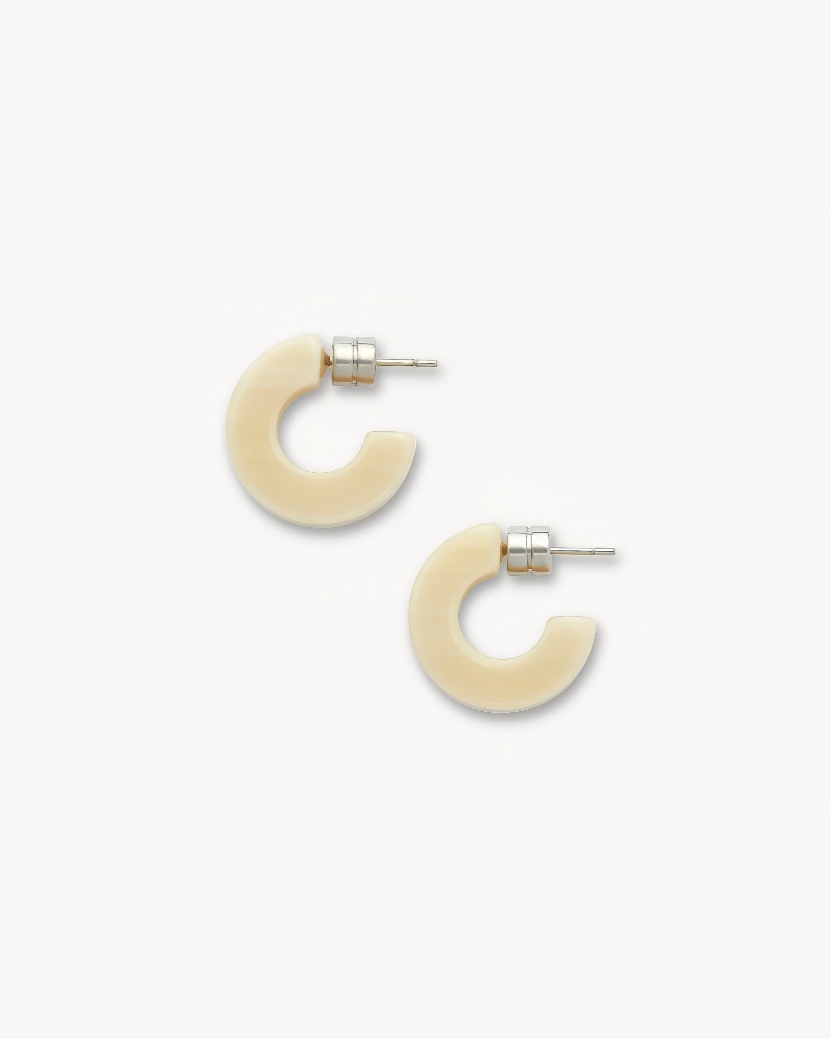 MACHETE Muse Hoops in Alabaster