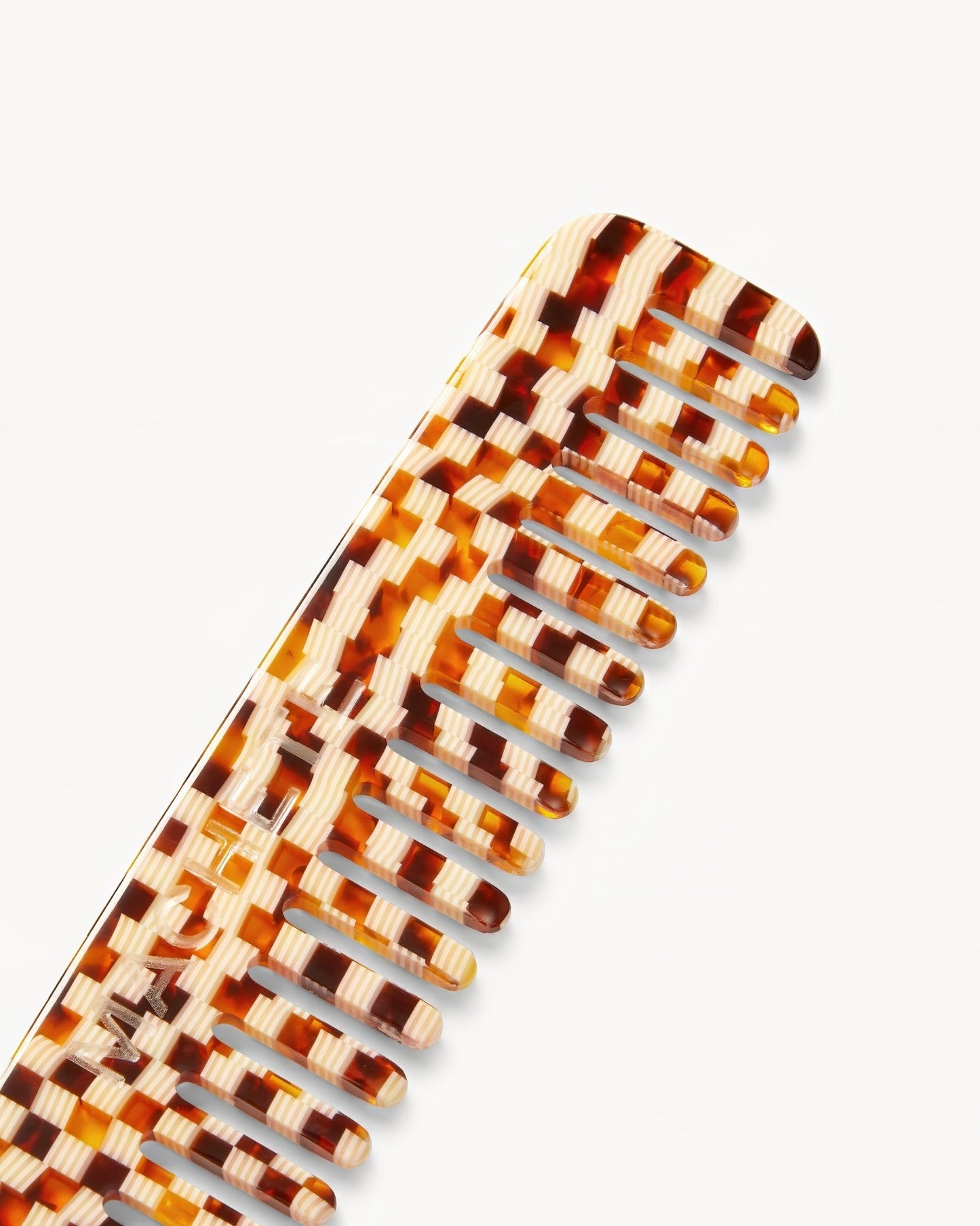 MACHETE No. 3 Comb in Tortoise Checker