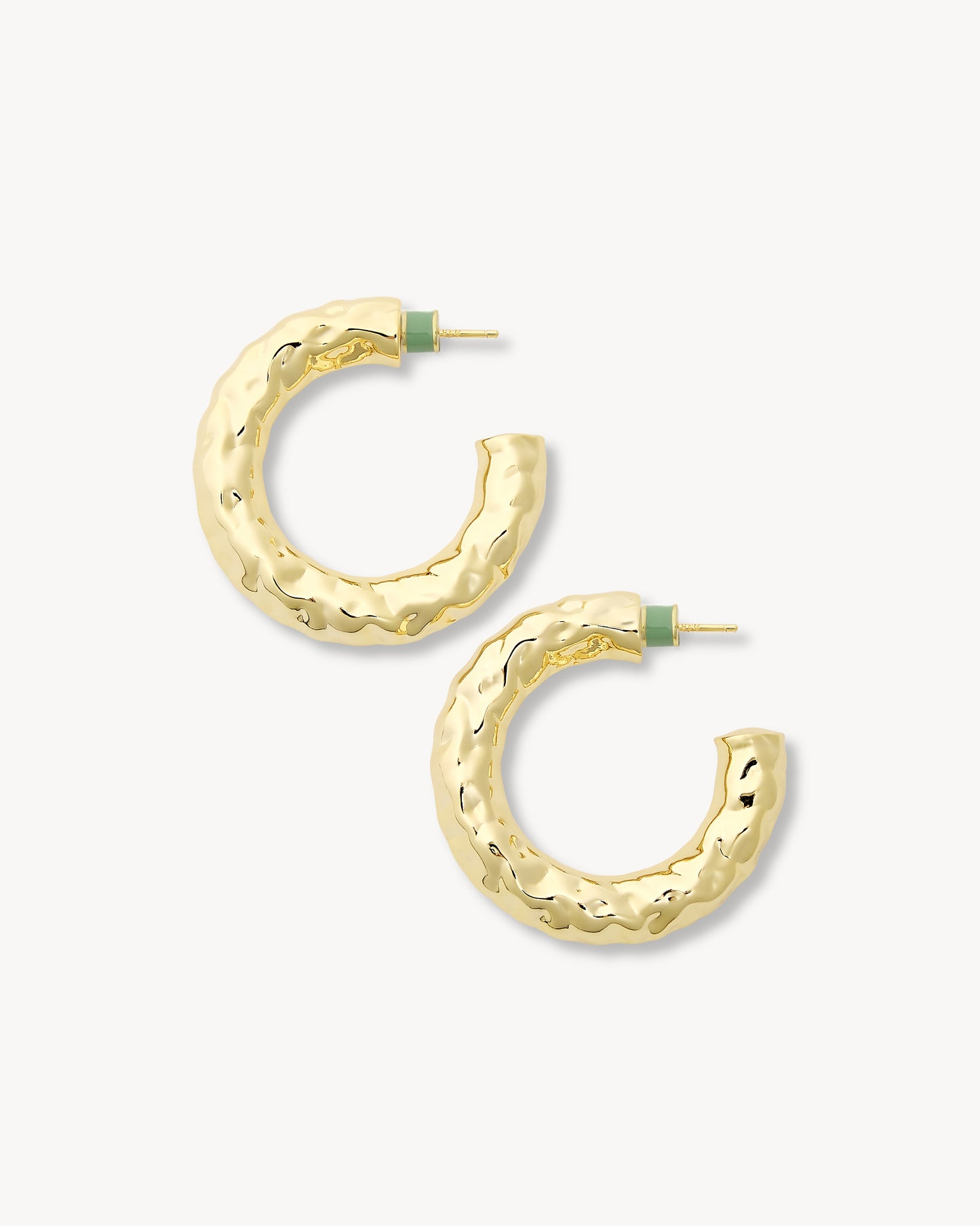 1.5" Perfect Crunch Hoops in Gold