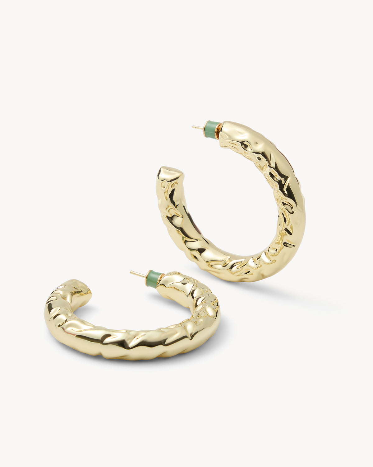 2" Perfect Crunch Hoops in Gold