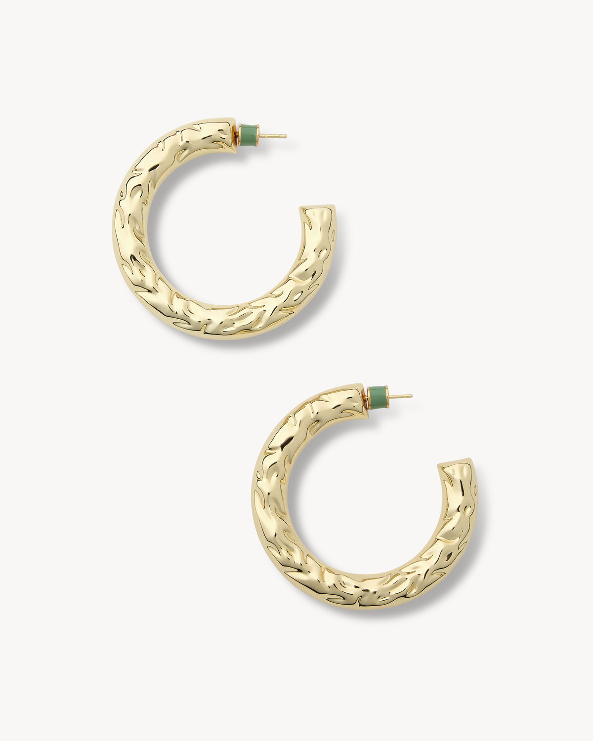 2" Perfect Crunch Hoops in Gold