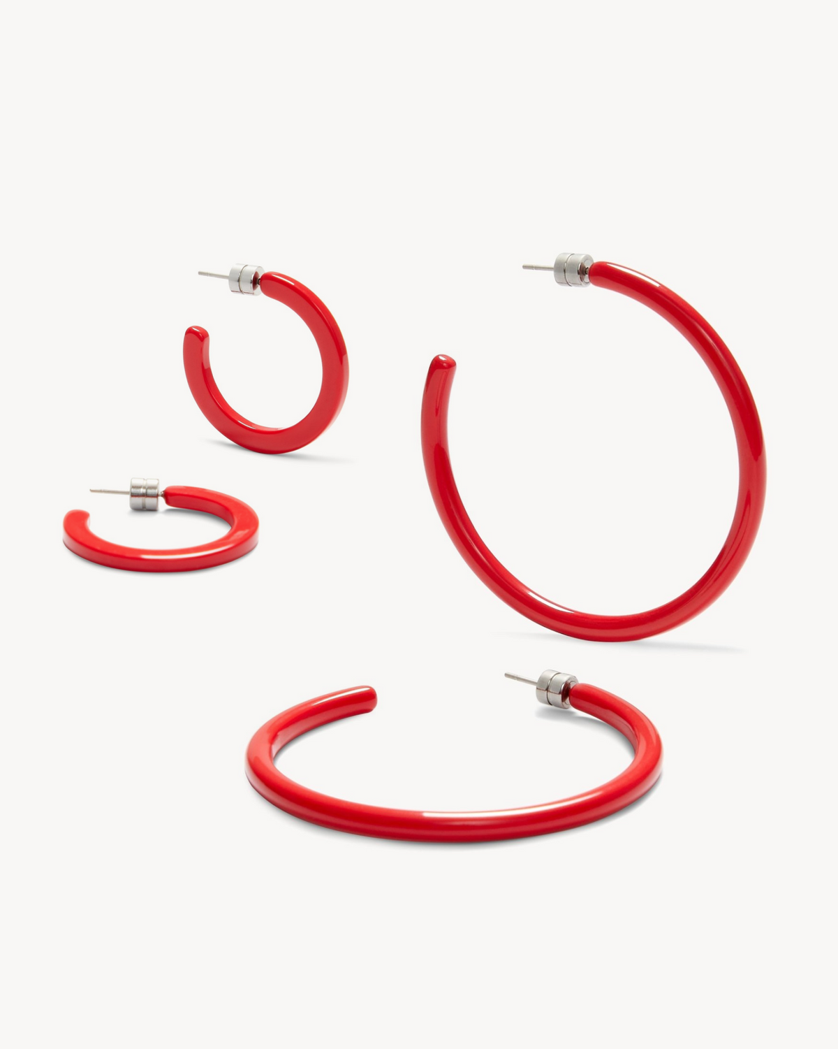 Ultralight Hoop Set in Ruby