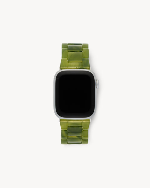 apple watch band succulent Apple Watch Band in Algae Rose Gold Hardware