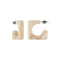 Atlas Hoops in Ivory