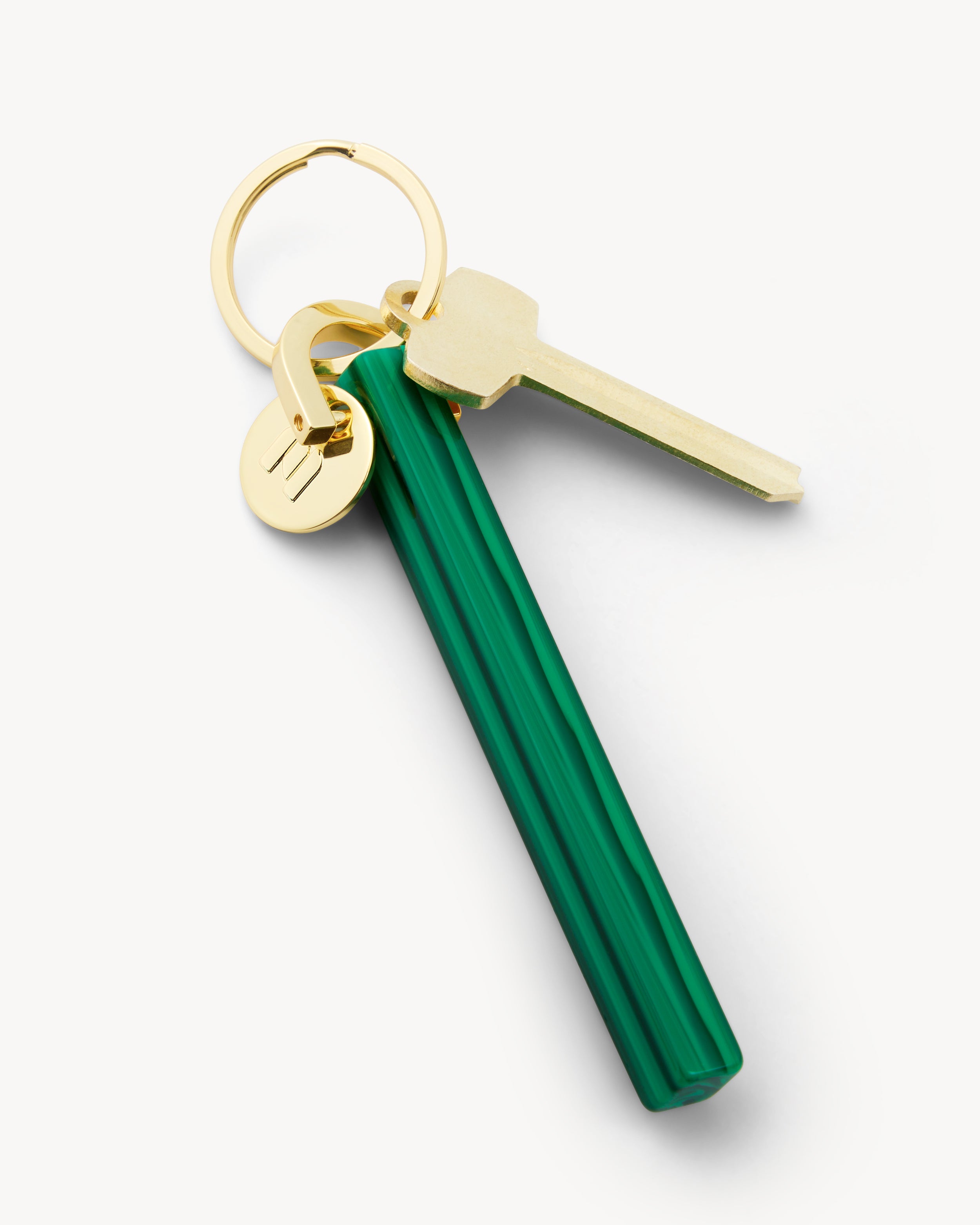 Machete keychain with malachite acetate bar. – MACHETE