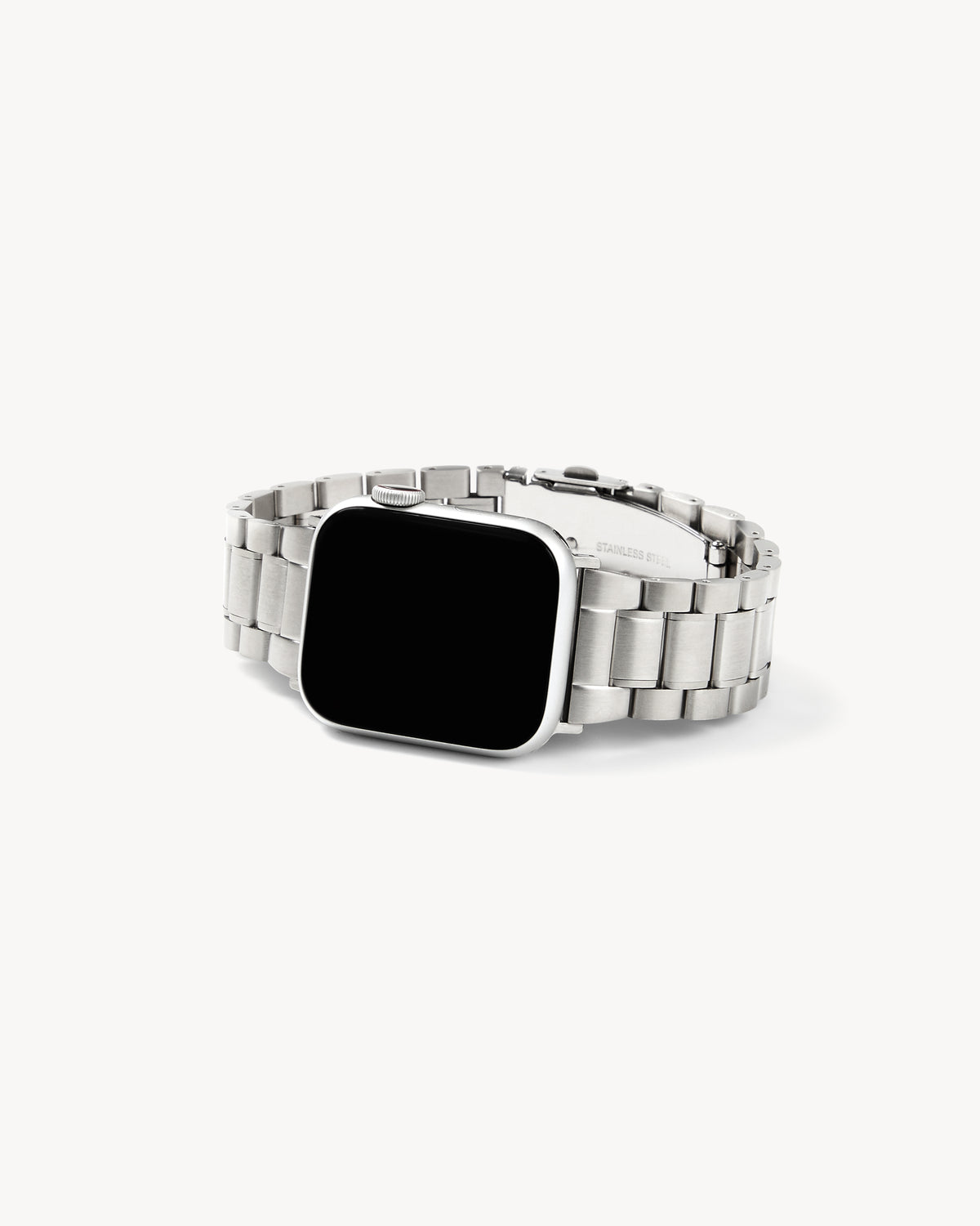 Boyfriend Apple Watch Band in Silver