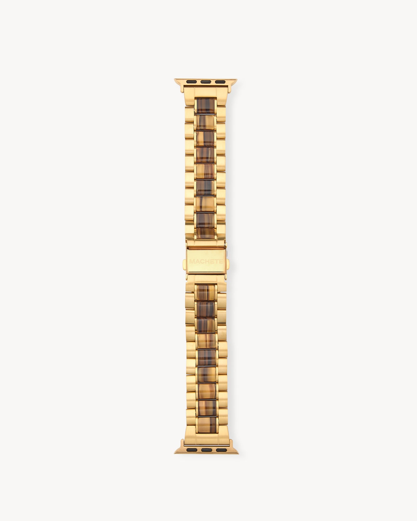 Boyfriend Watch Band in Gold / Tiger's Eye