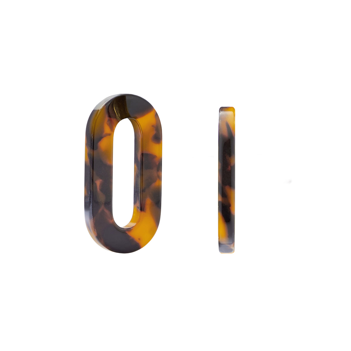 Chunky Link Charms in Classic Tortoise