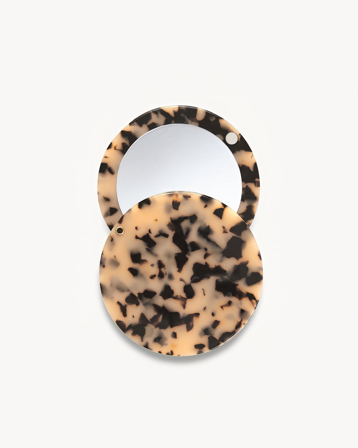 Circle Mirror in Blonde Tortoise