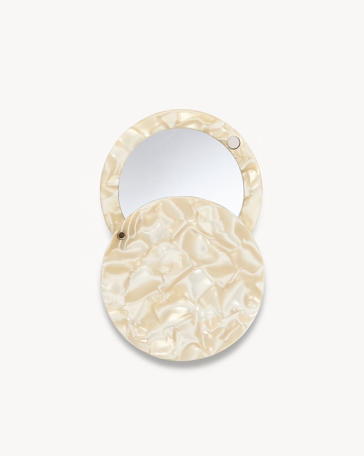 Circle Mirror in Ivory