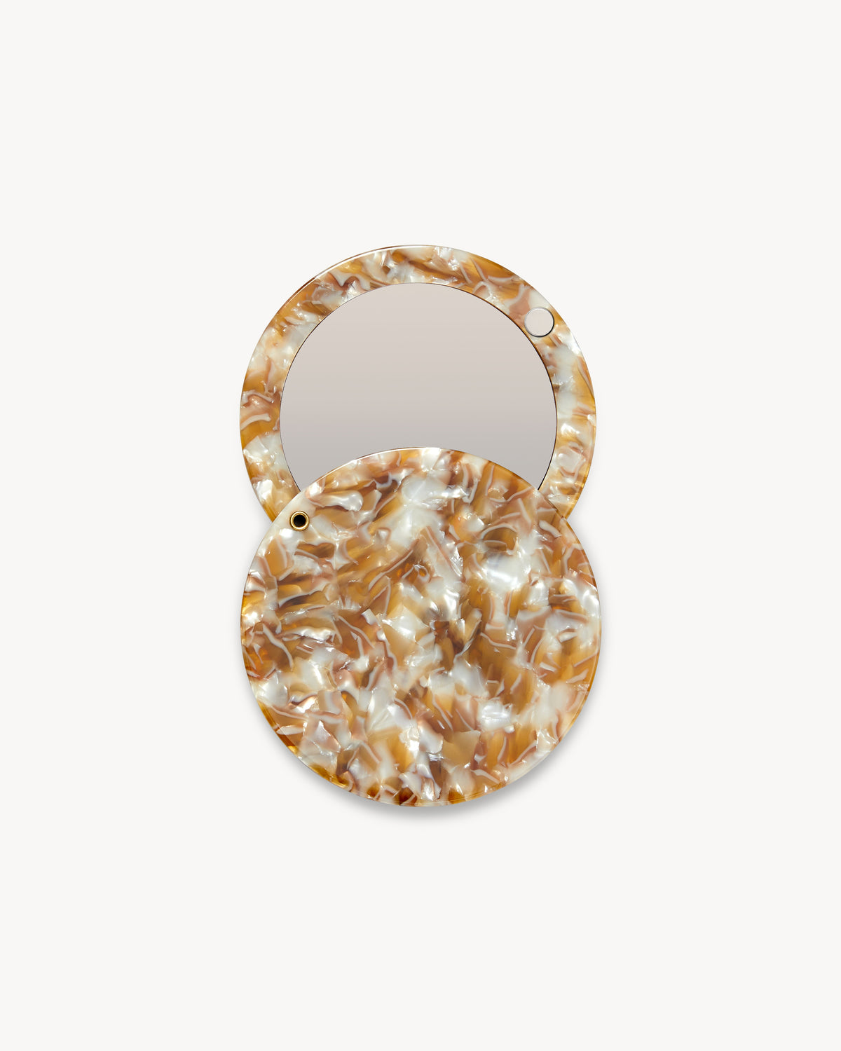 Circle Mirror in Baja Tortoise