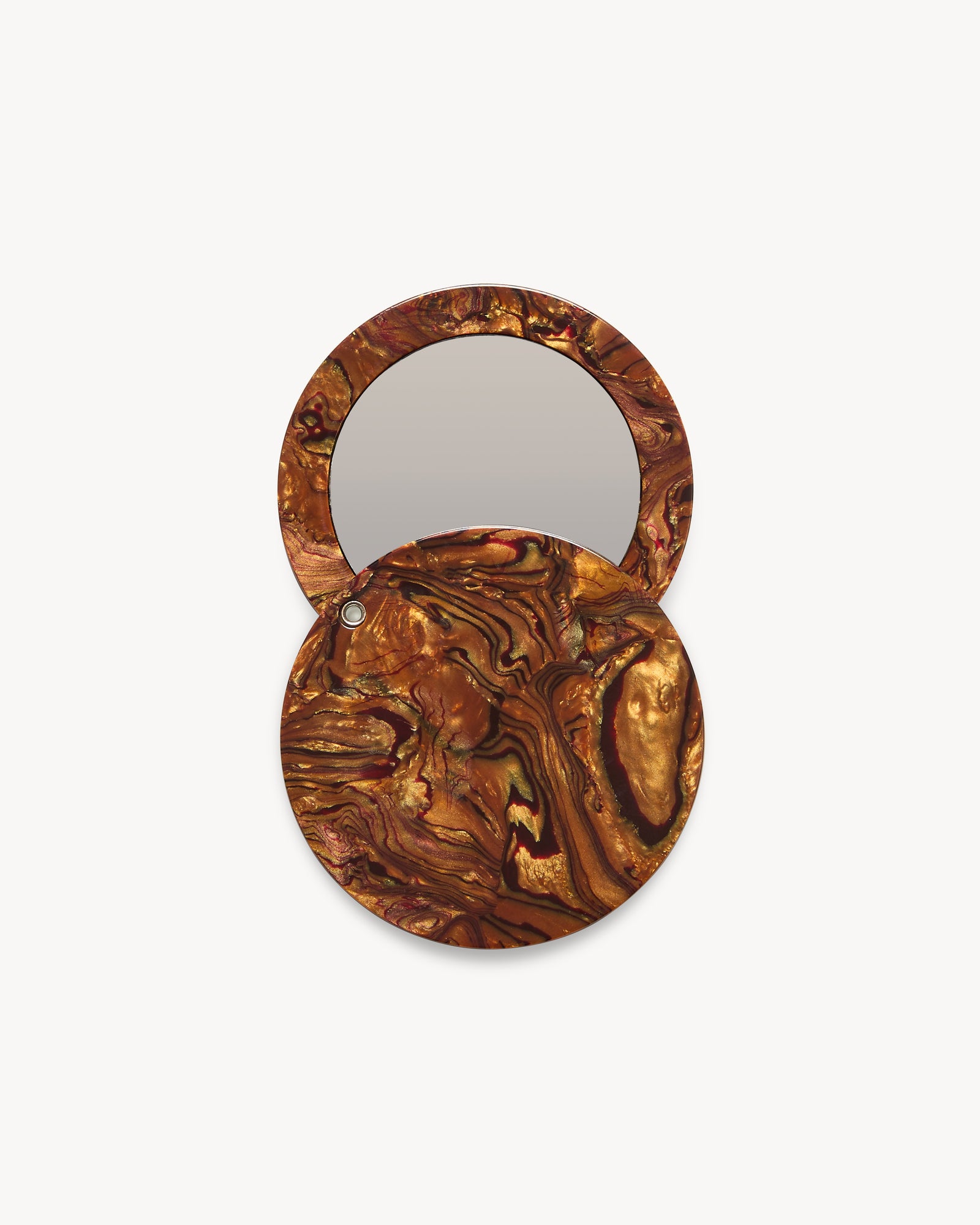 Circle Mirror in Bronze
