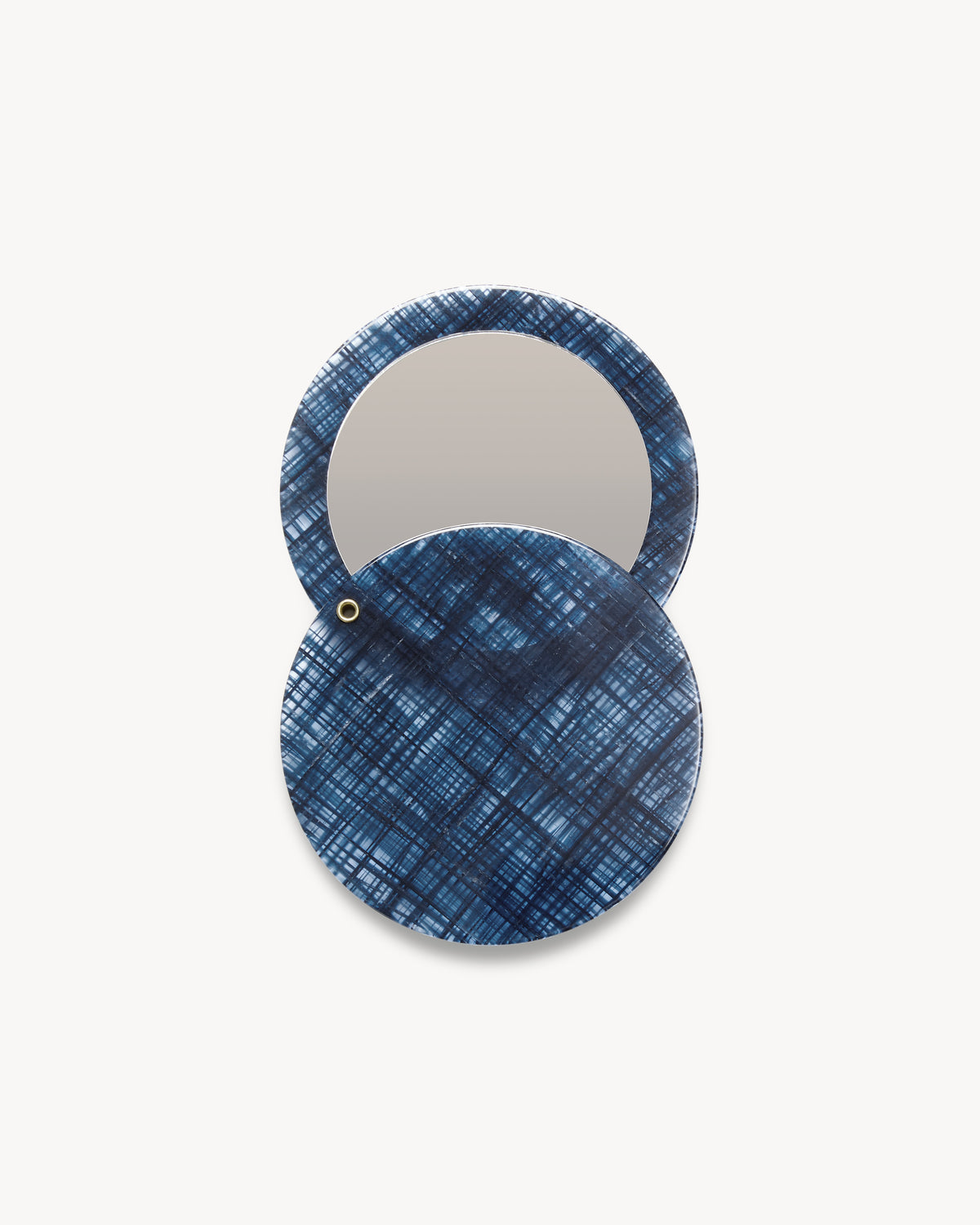 Circle Mirror in Chambray