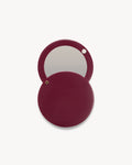 Circle Mirror in Oxblood