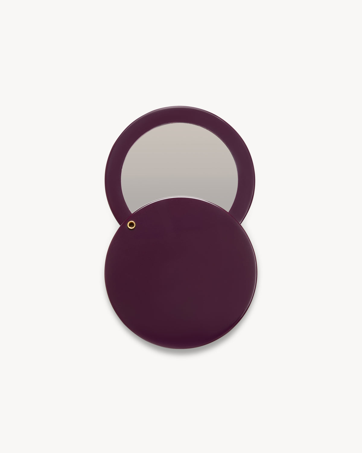 Circle Mirror in Royal Peony