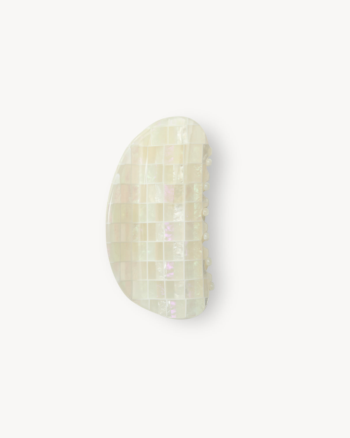 Crescent Claw in Opalite Shell Checker