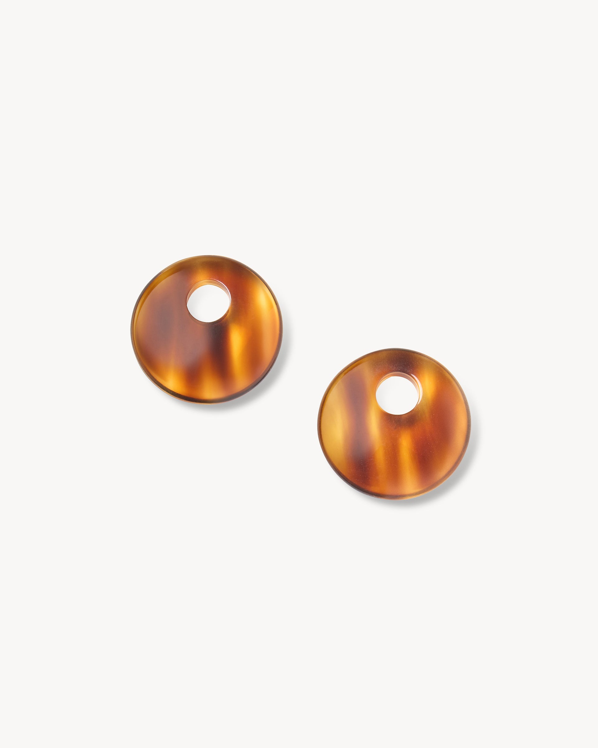 Chunky Disc Charms Walnut
