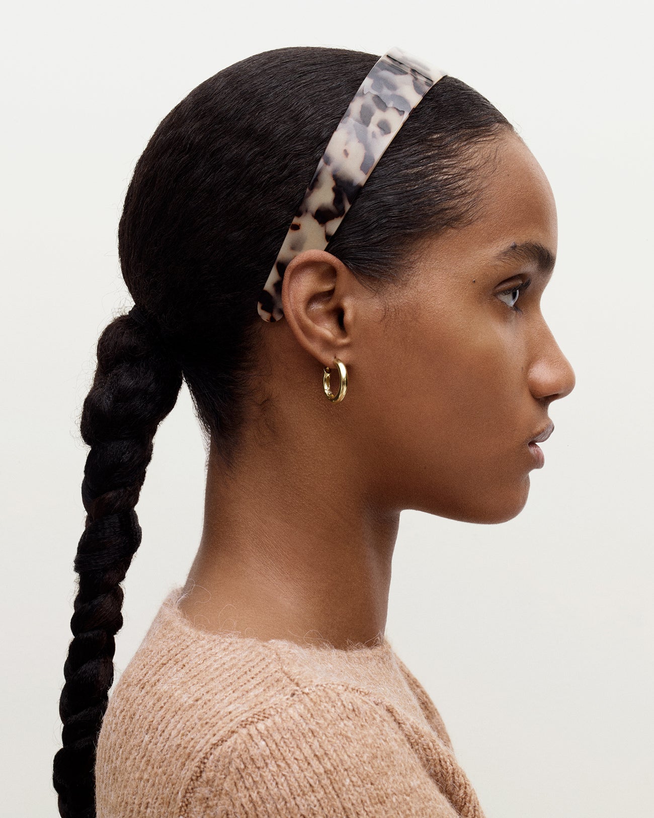 Wide Headband in Baja Tortoise