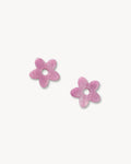 Petite Flower Charms in Orchid