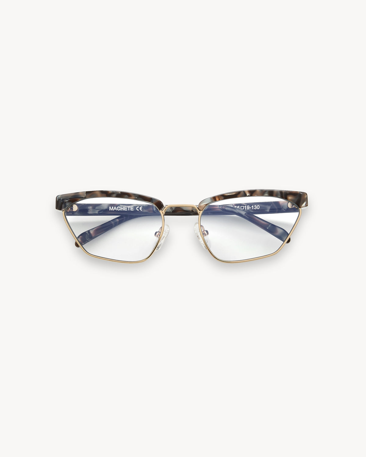 Francoise Frames in Blue Horn