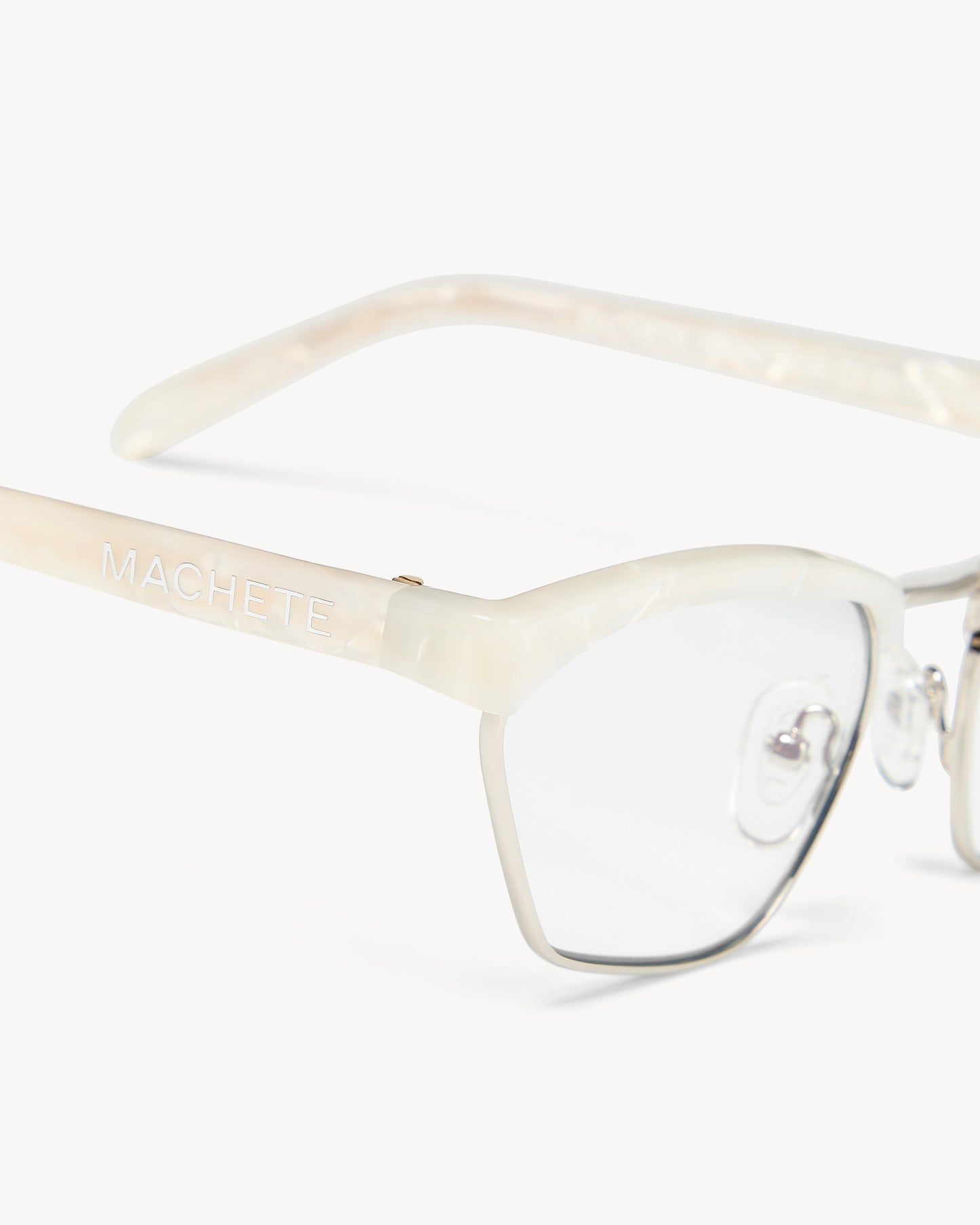 Francoise Frames in White Shell