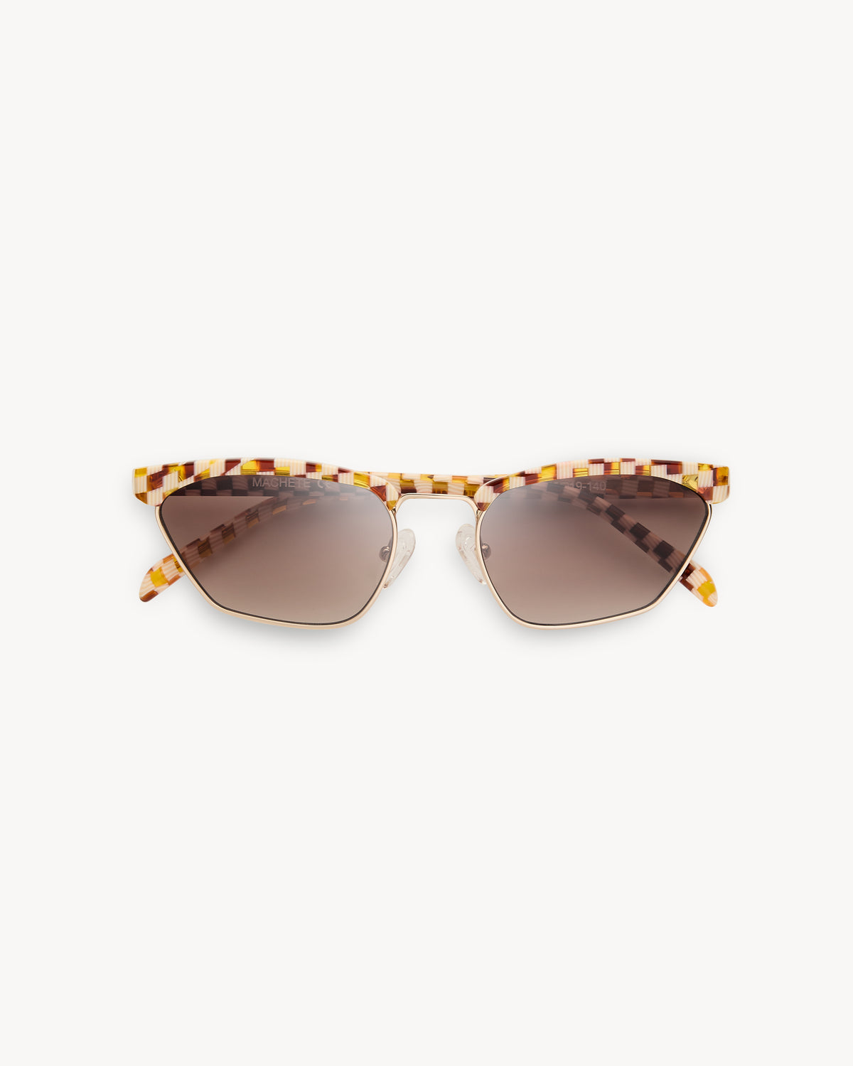 Francoise Sunglasses in Tortoise Checker
