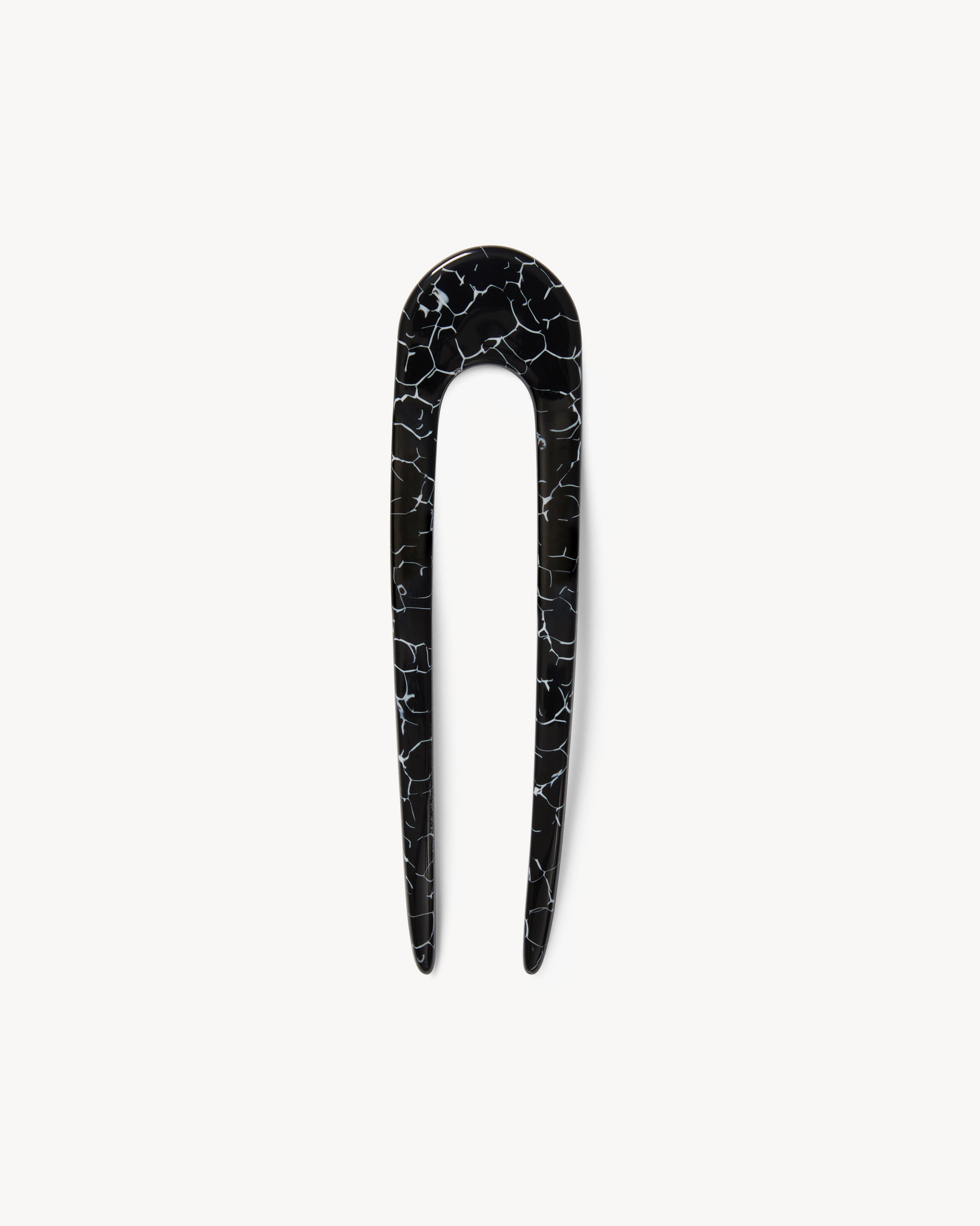 Machete French Hair Pin in Black Marble – MACHETE