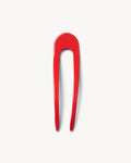 French Hair Pin in Ruby