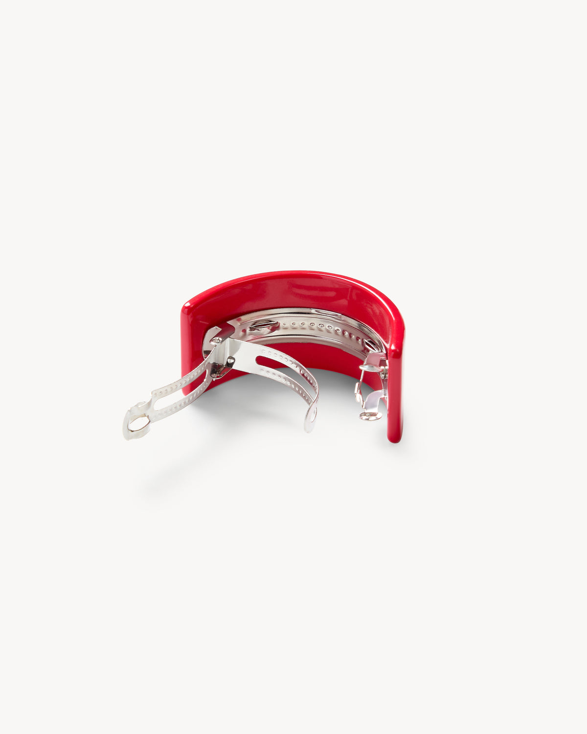 French Pony Barrette in Ruby