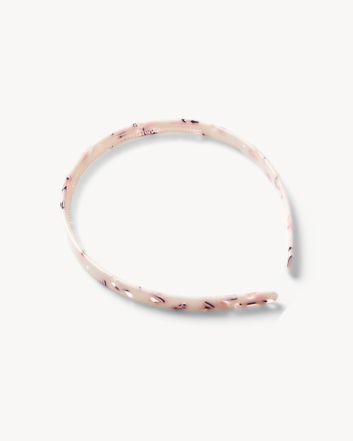 Ultralight Thin Headband in Blush Terrazzo