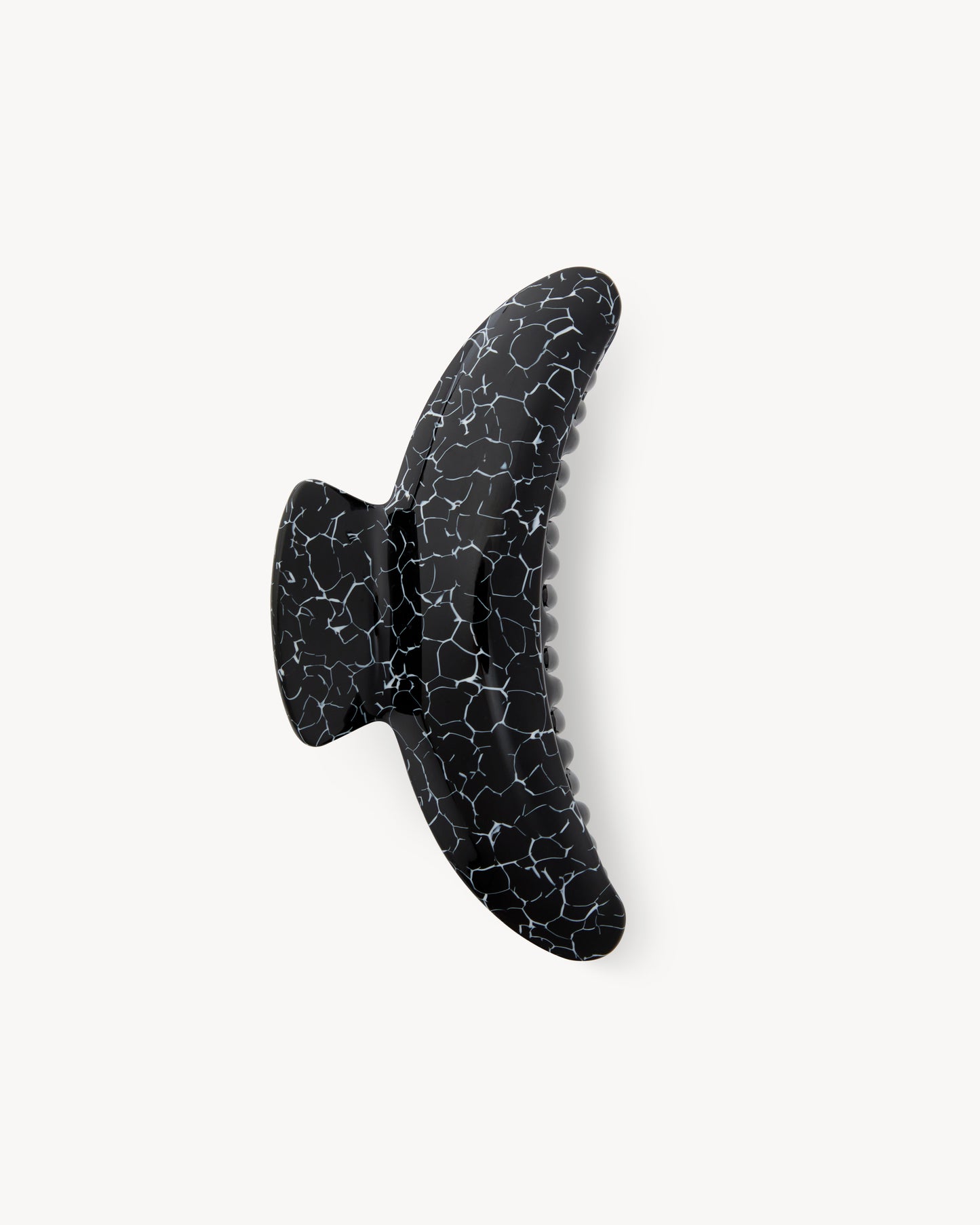 Jumbo Heirloom Claw in Black Marble