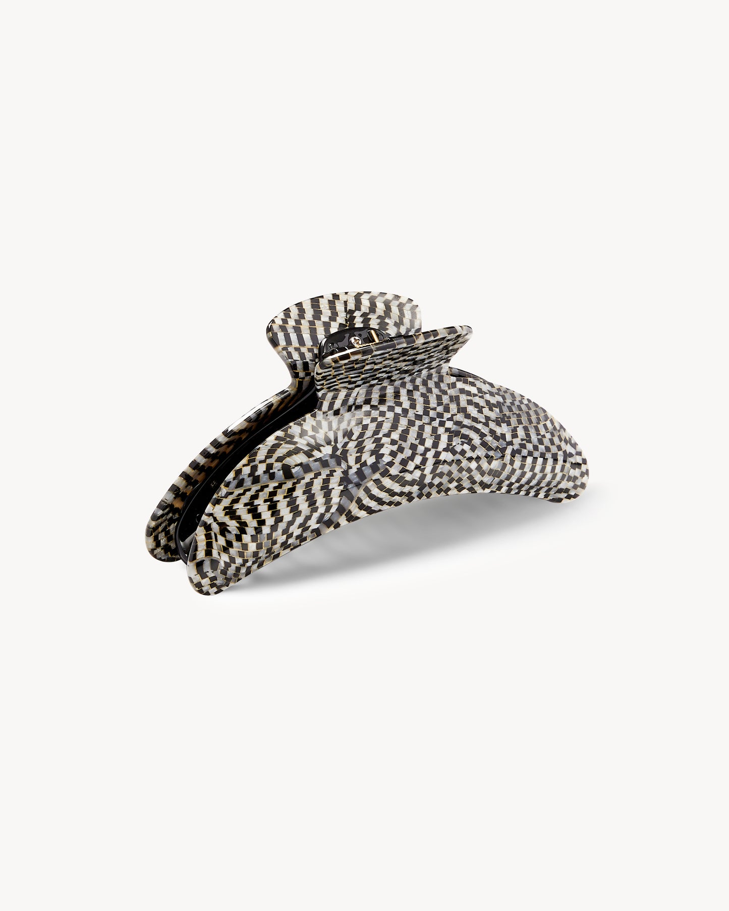 Jumbo Heirloom Claw in Perle Noir