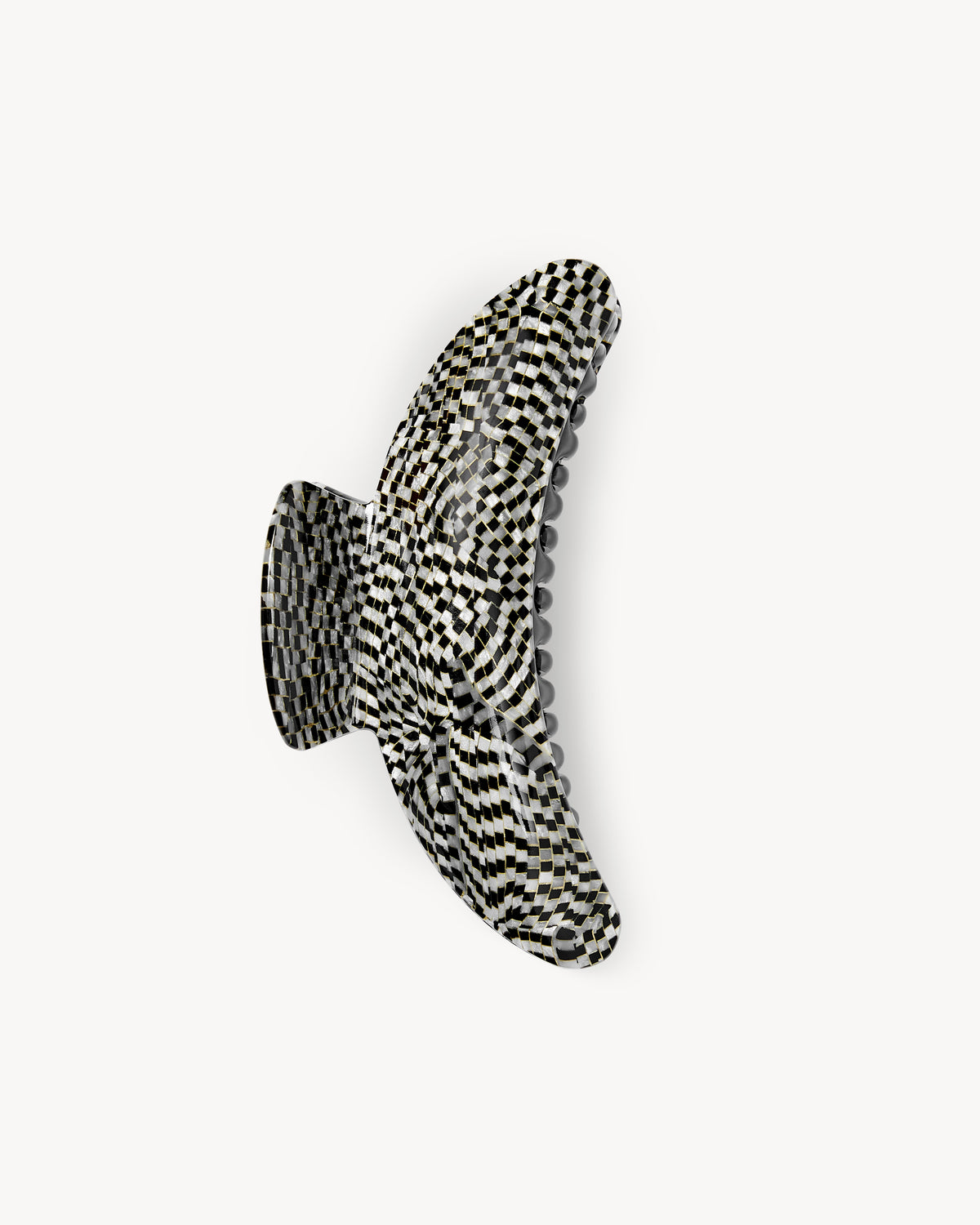 Jumbo Heirloom Claw in Perle Noir