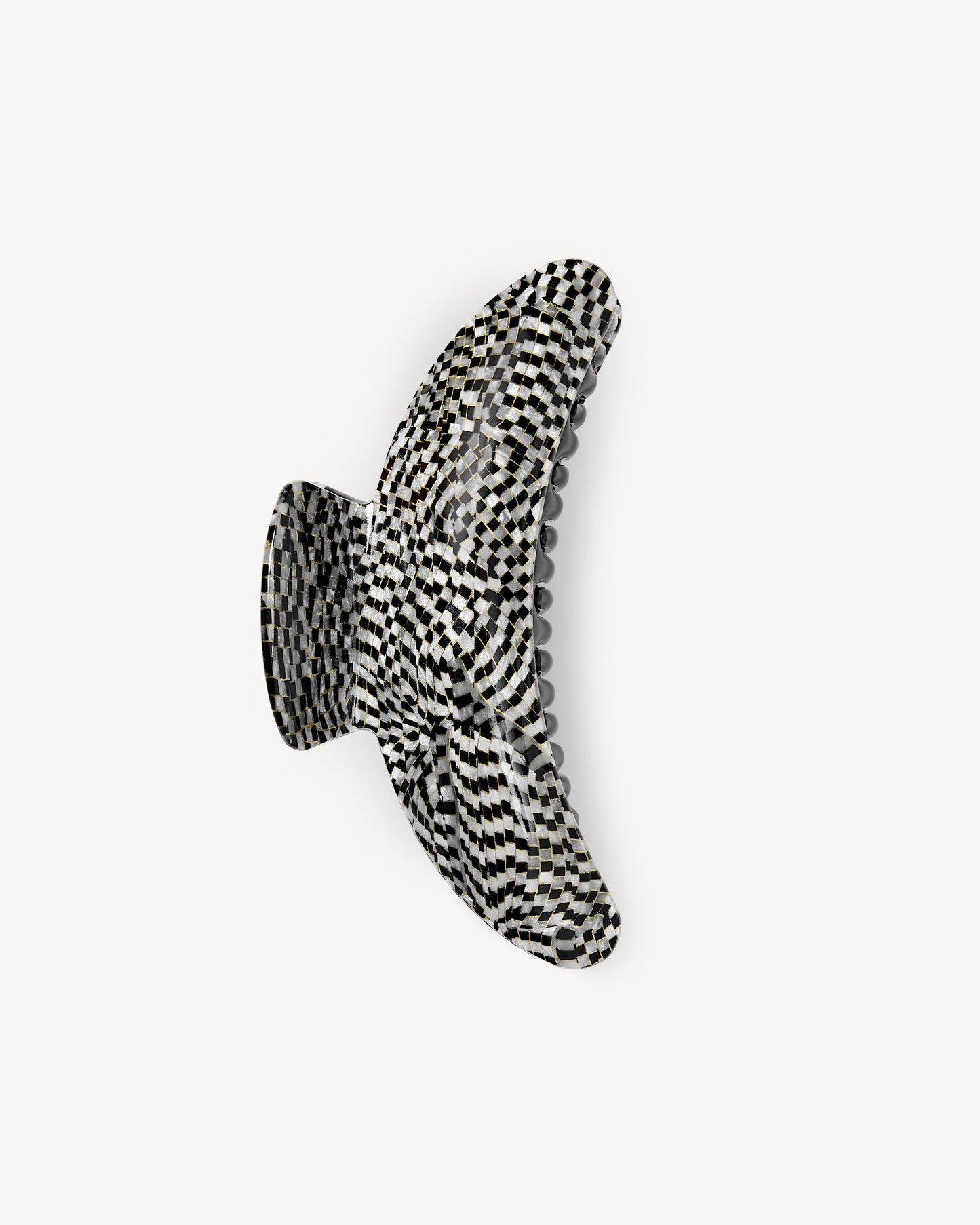 Jumbo Heirloom Claw in Perle Noir