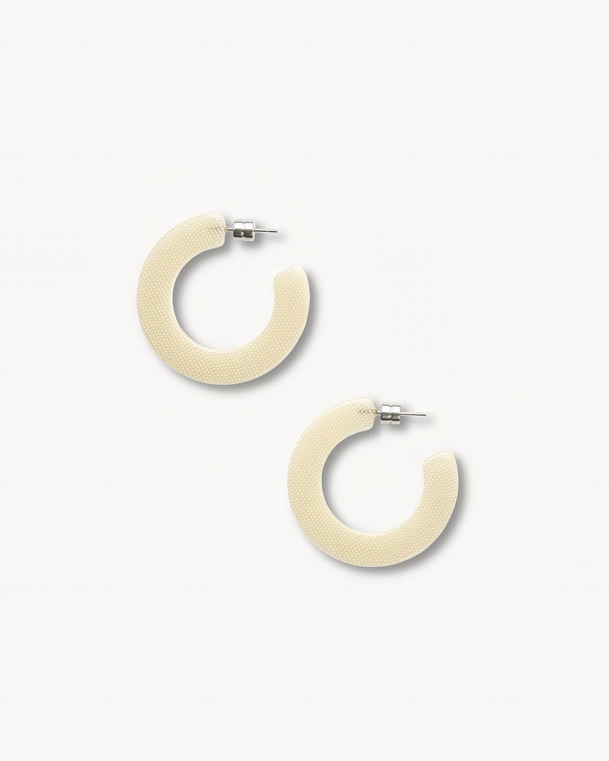 Kate Hoops in Cream Dot