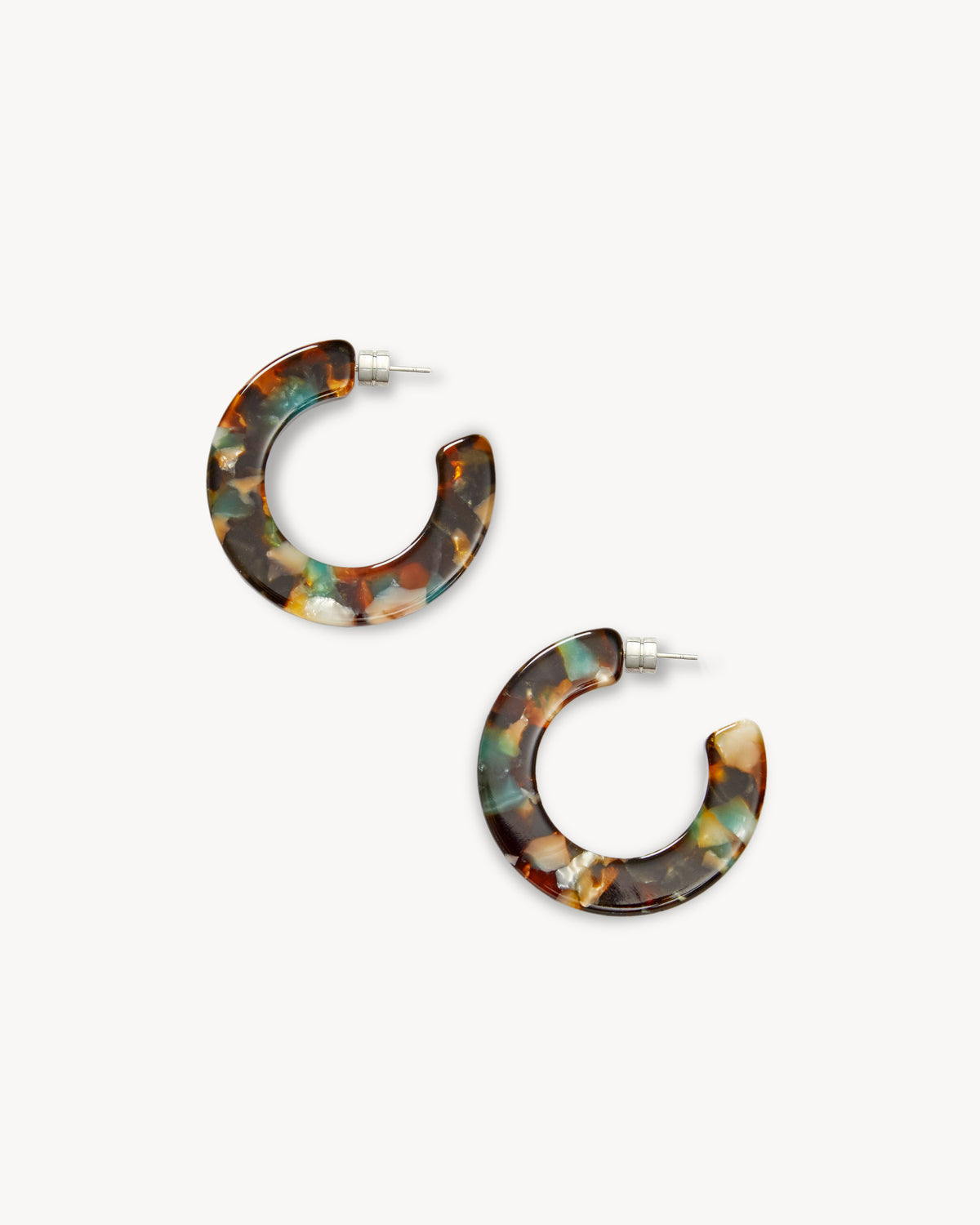 Kate Hoops in Teal Tortoise