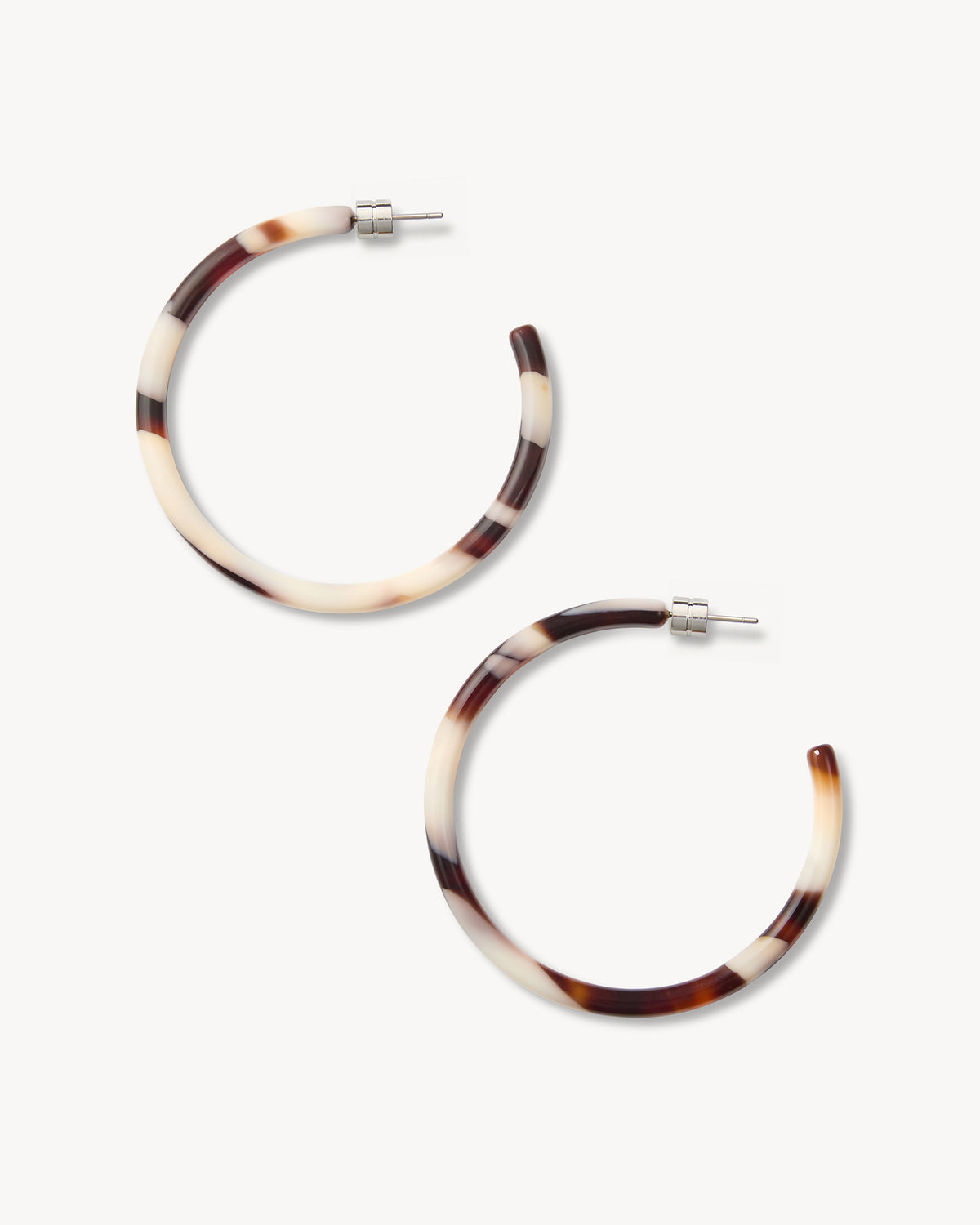Large Hoops in Mocha