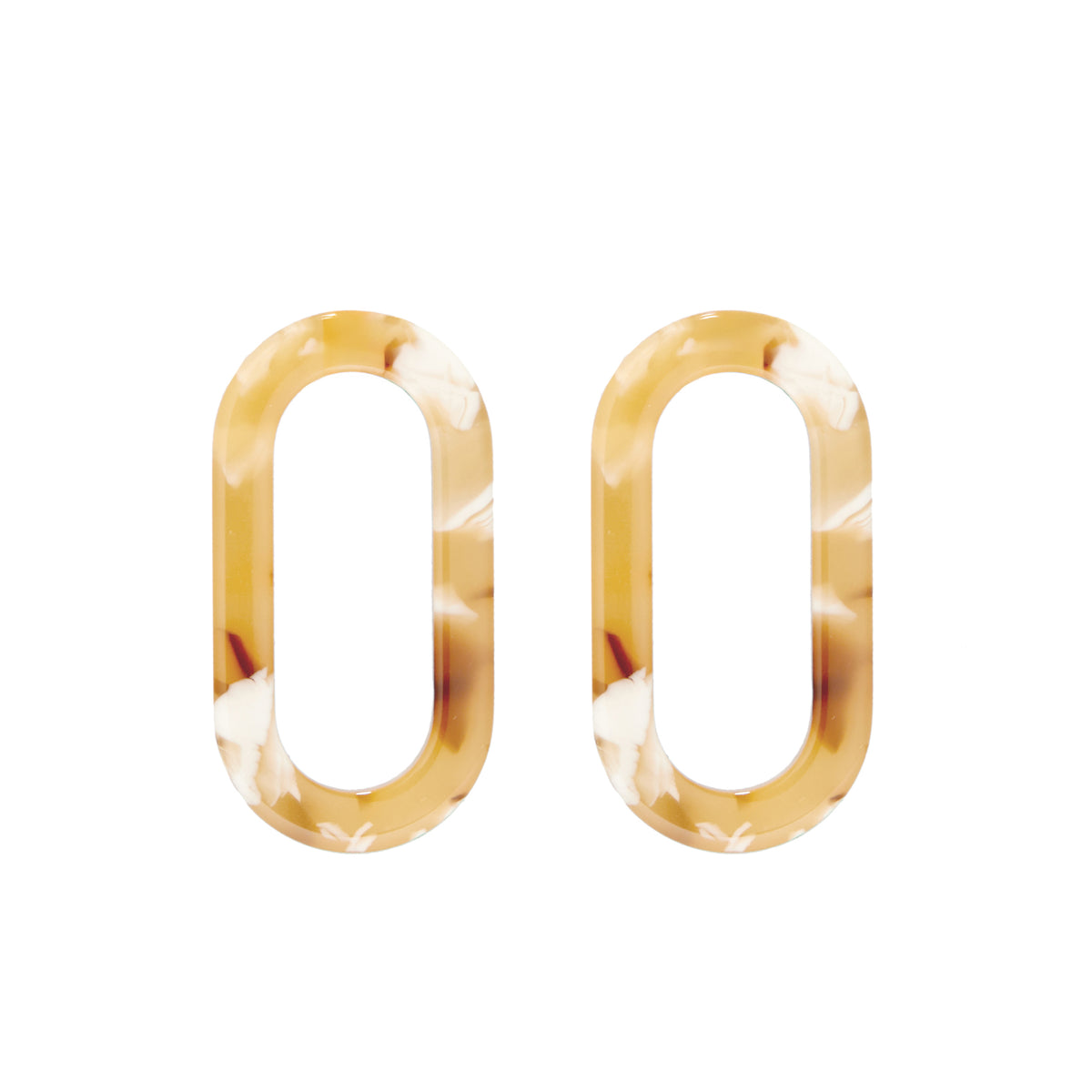 Baby Link Charms in Mango Tortoise