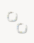 Midi Square Hoops in Aurelia