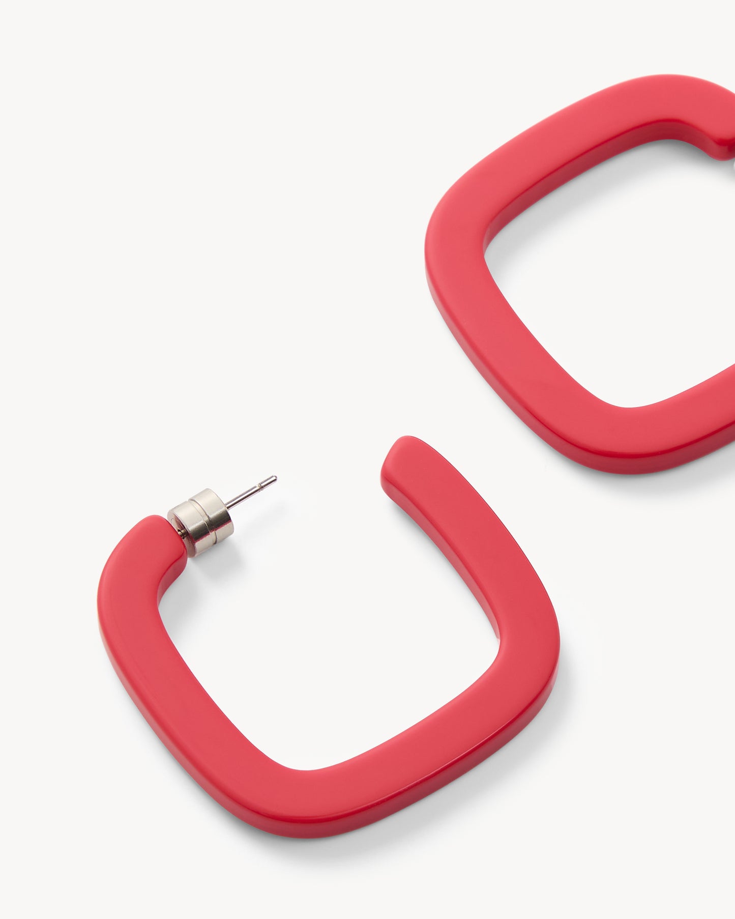 Midi Square Hoops in Ruby