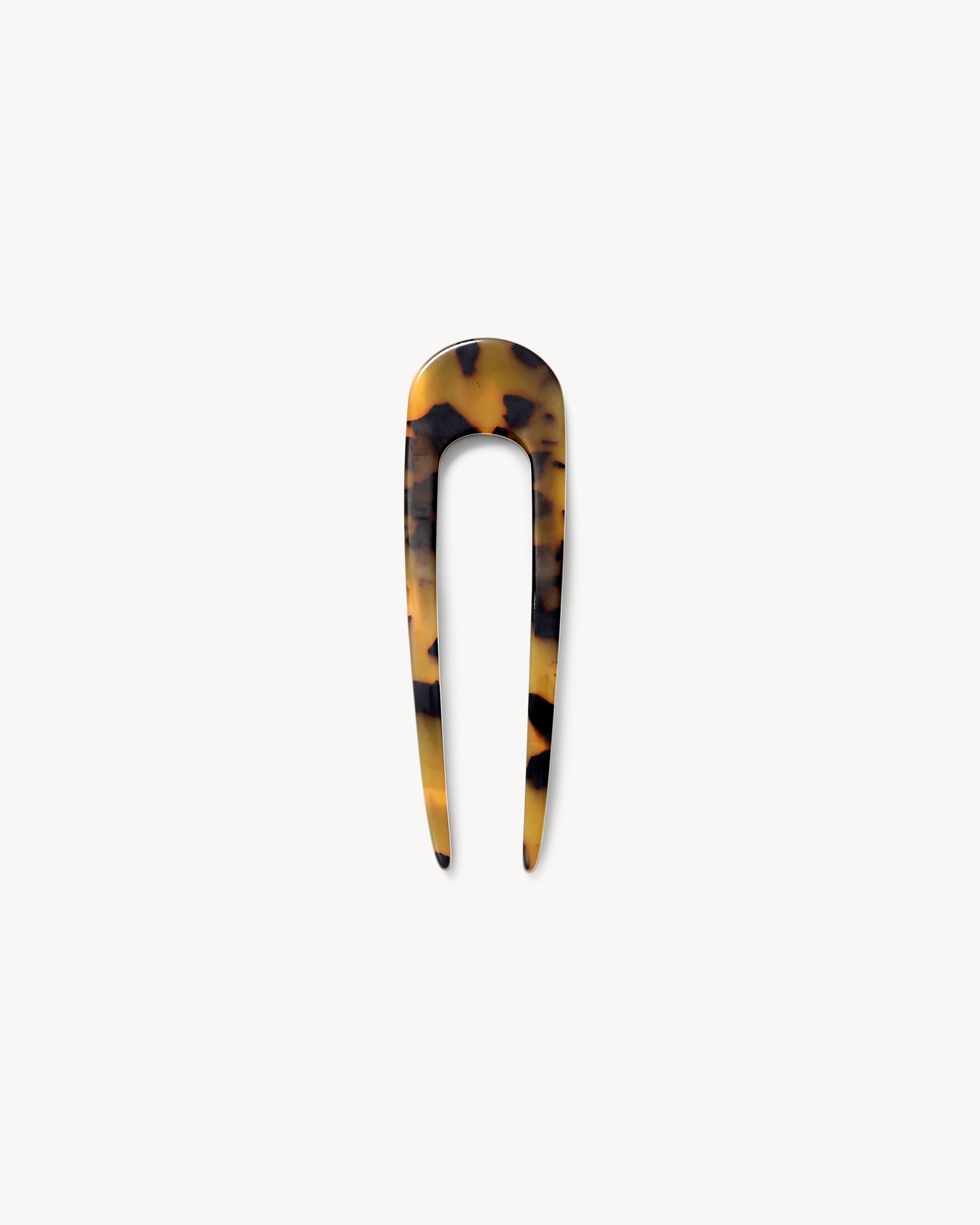Mini French Hair Pin in Classic Tortoise