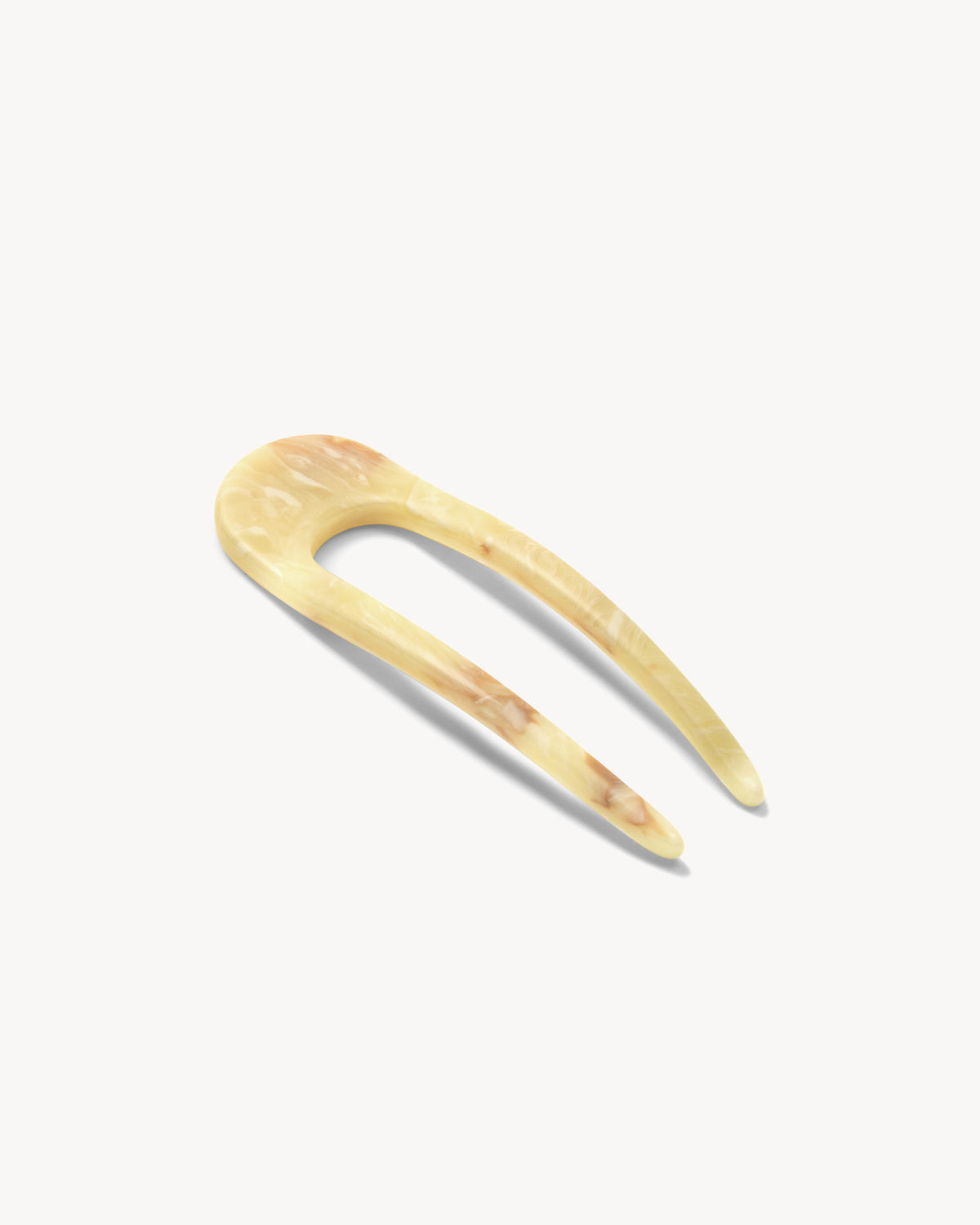 Mini French Hair Pin in Crème